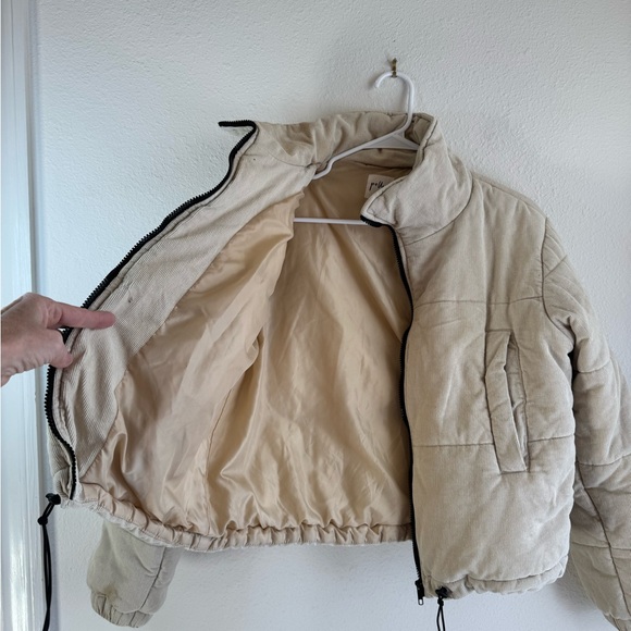 PRINCESS POLLY Corduroy Puffy Bomber Jacket - Picture 13 of 14